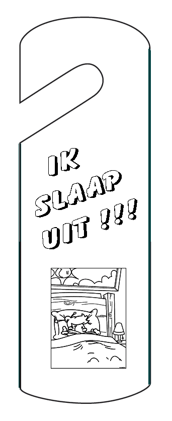 Door hanger coloring pages