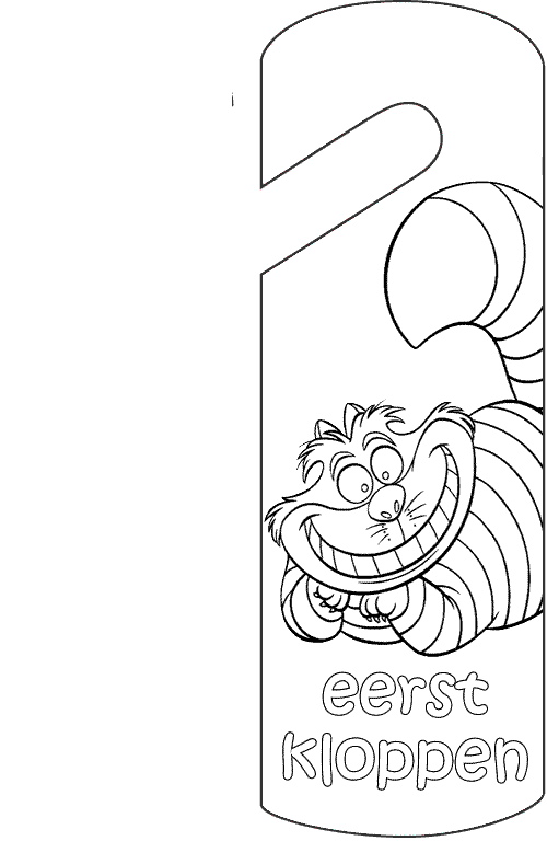 Door hanger coloring pages