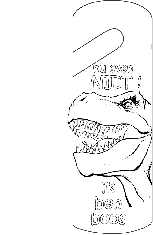 Door hanger coloring pages