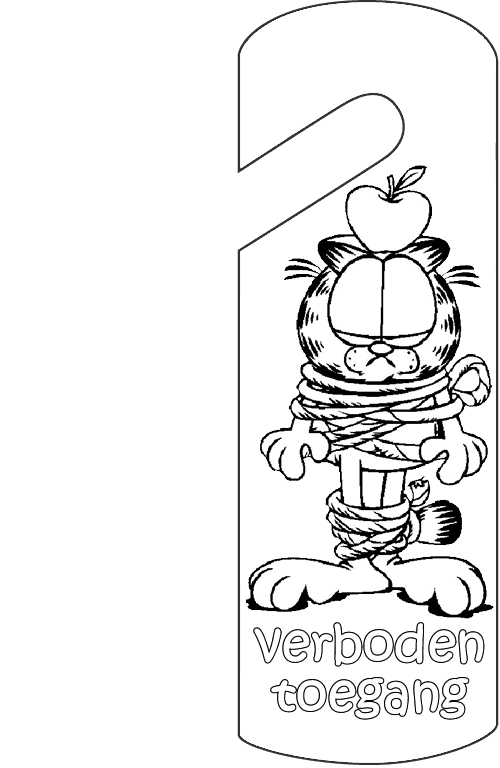 Door hanger coloring pages