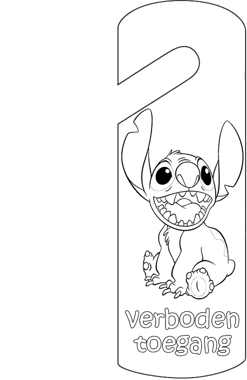 Door hanger coloring pages