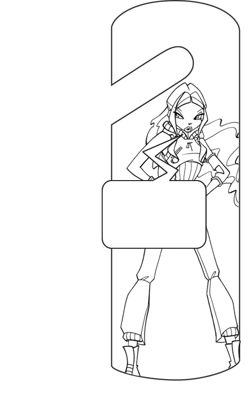 Door hanger coloring pages