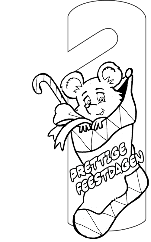 Door hanger coloring pages