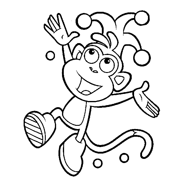 Dora the explorer coloring pages