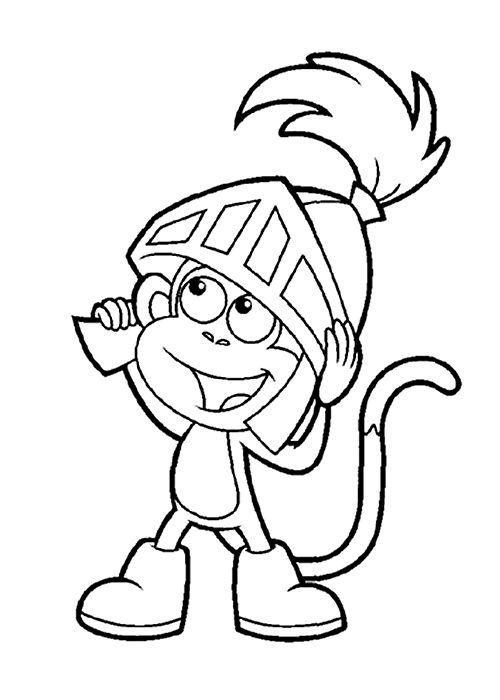 Dora the explorer coloring pages