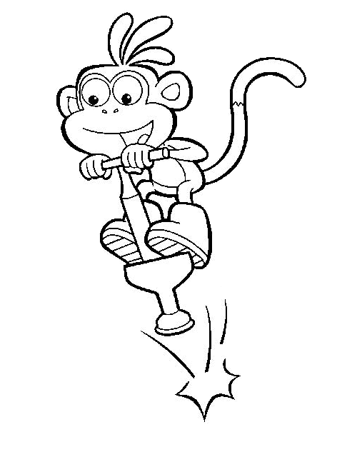 Dora the explorer coloring pages