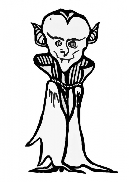 Dracula coloring pages