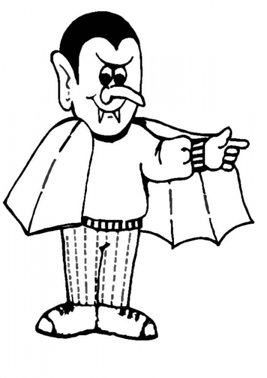 Dracula coloring pages