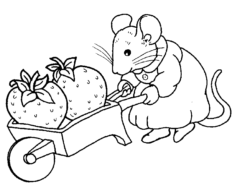 Eating coloring pages