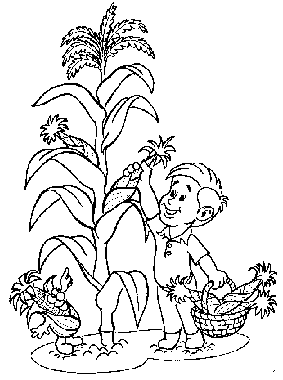 Eating coloring pages