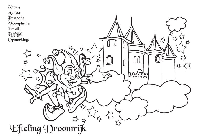 Efteling coloring pages