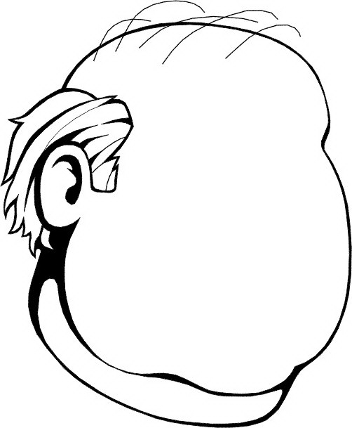 Faces coloring pages