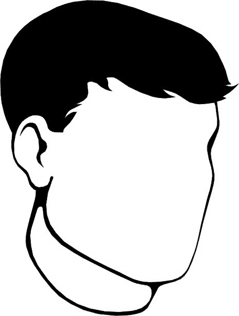 Faces coloring pages