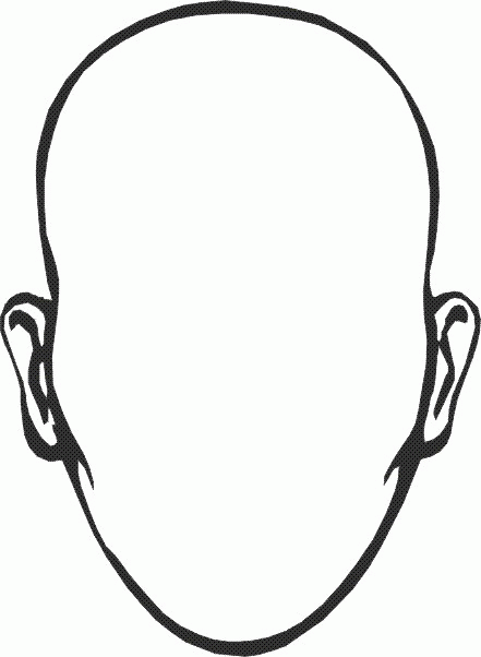 Faces coloring pages