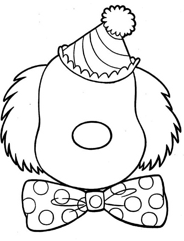 Faces coloring pages