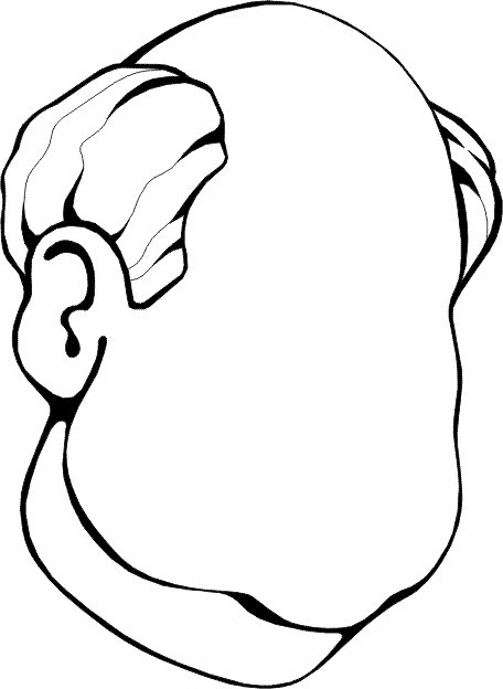 Faces coloring pages