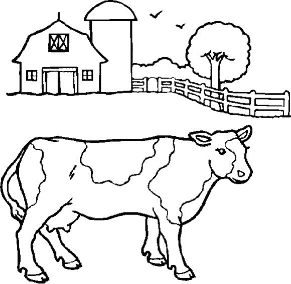 Farm coloring pages