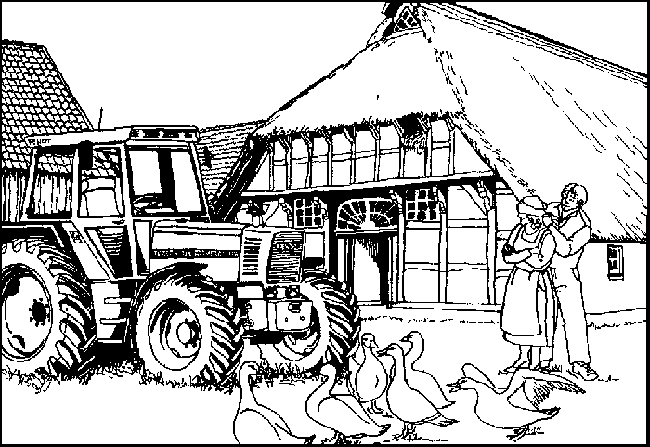 Farm coloring pages