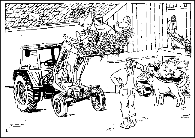 Farm coloring pages