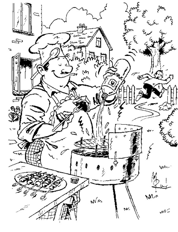 Fireman coloring pages