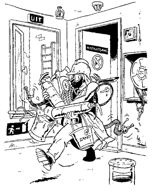 Fireman coloring pages