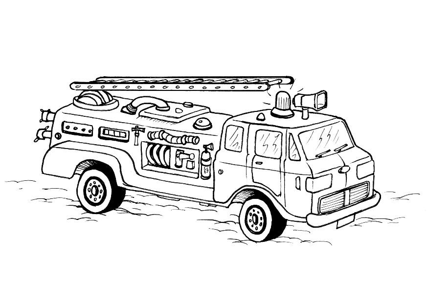 Fireman coloring pages