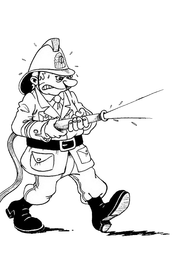 Fireman coloring pages