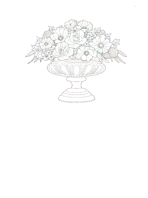 Flower bouquet coloring pages