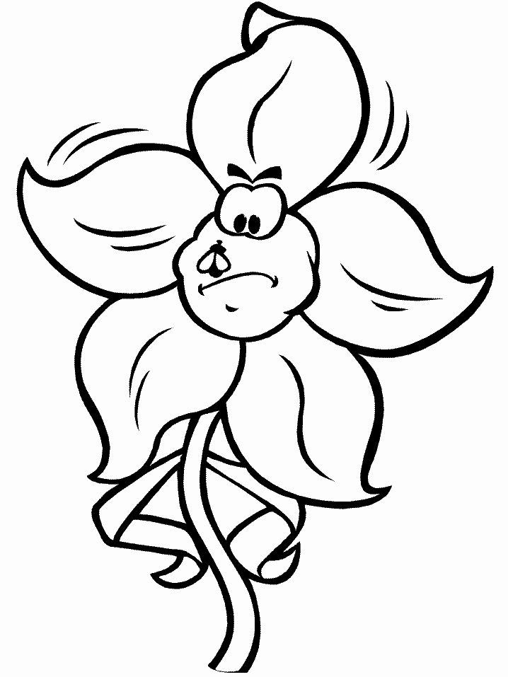 Flowers coloring pages