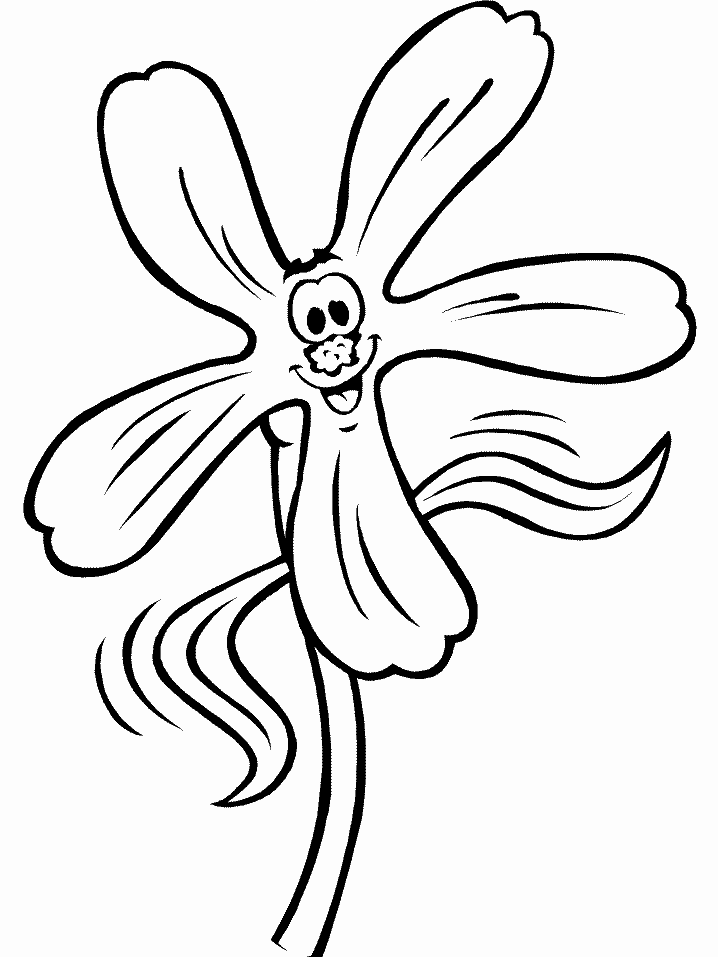 Flowers coloring pages