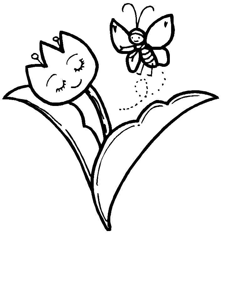 Flowers coloring pages