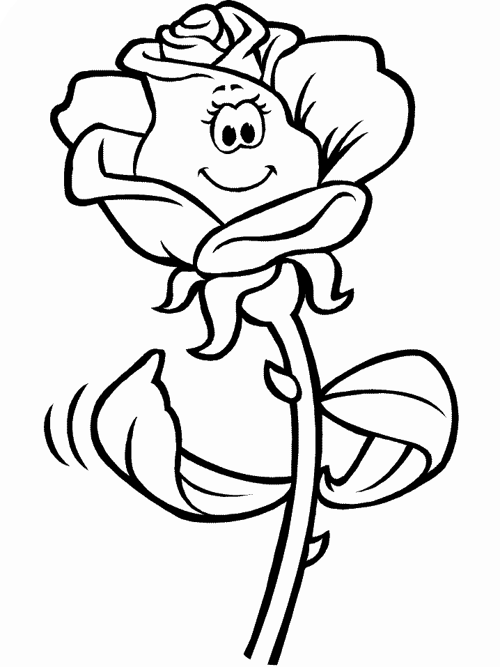 Flowers coloring pages