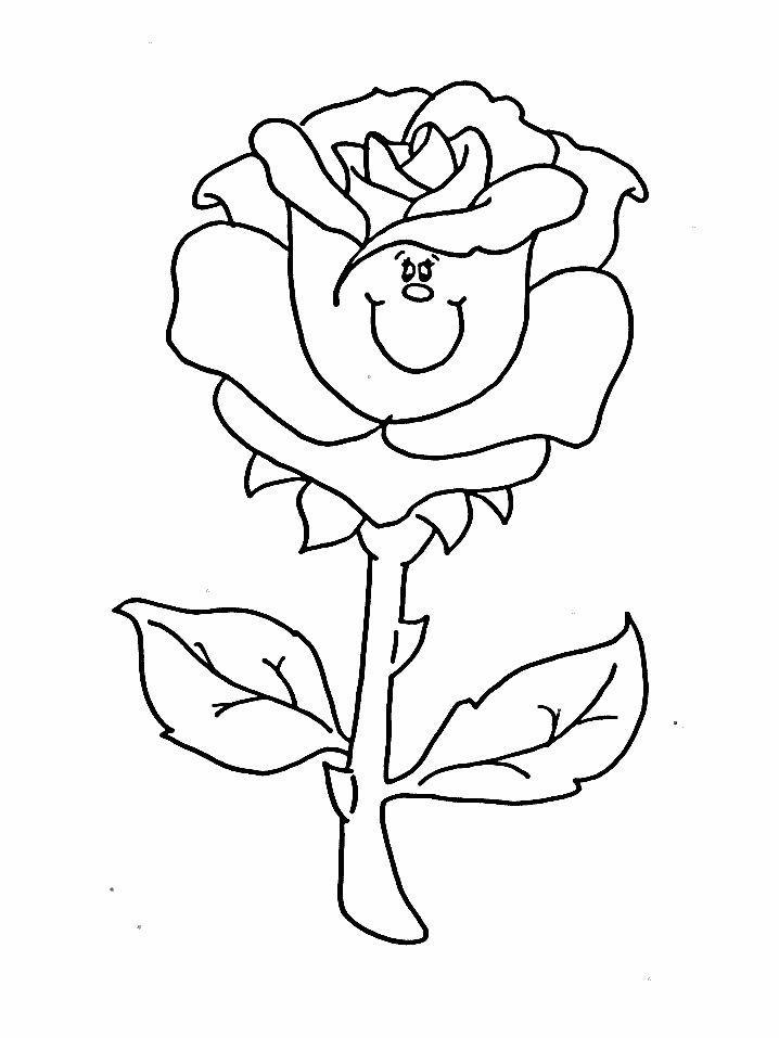 Flowers coloring pages