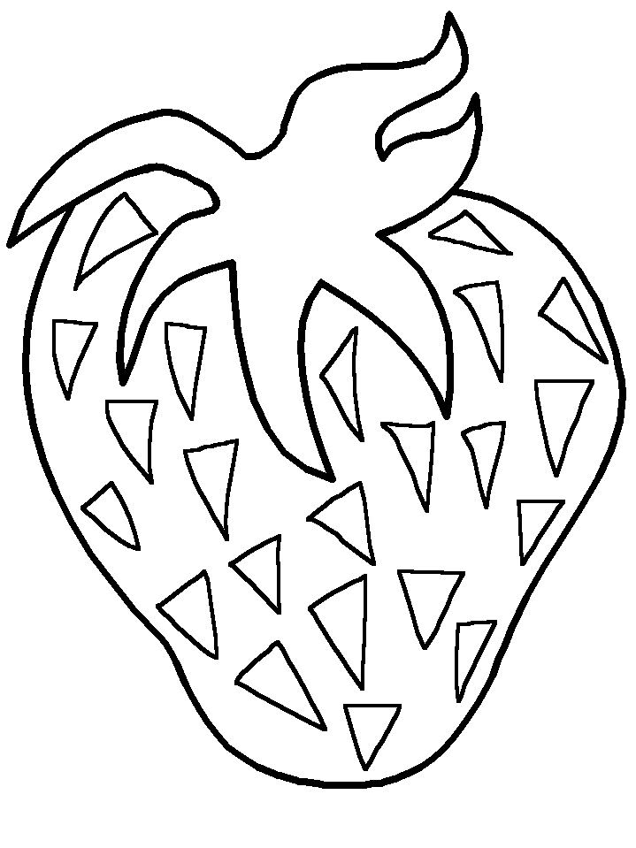 Fruit and vegetables coloring pages