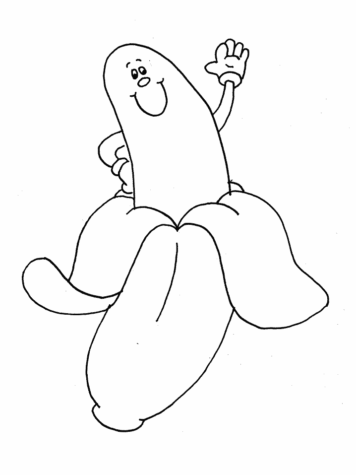 Fruit and vegetables coloring pages