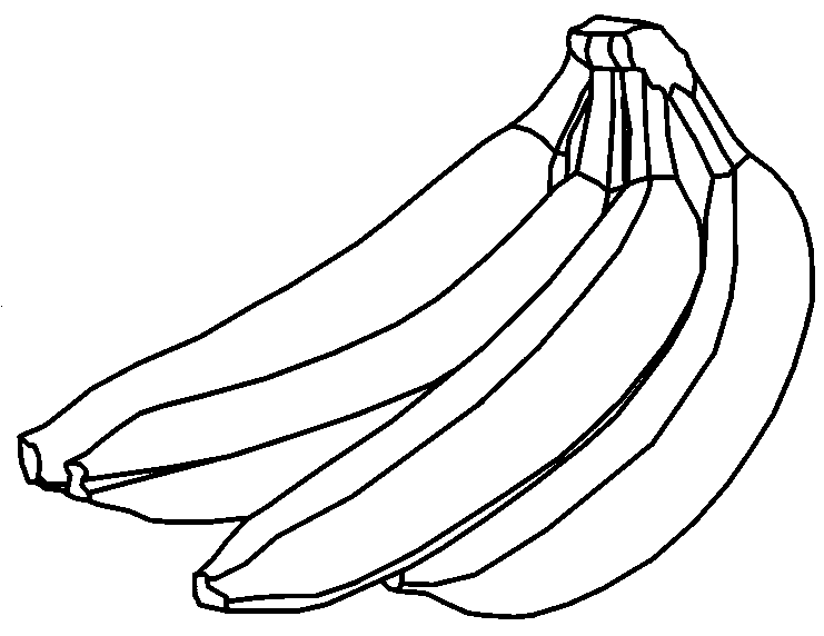 Fruit and vegetables coloring pages