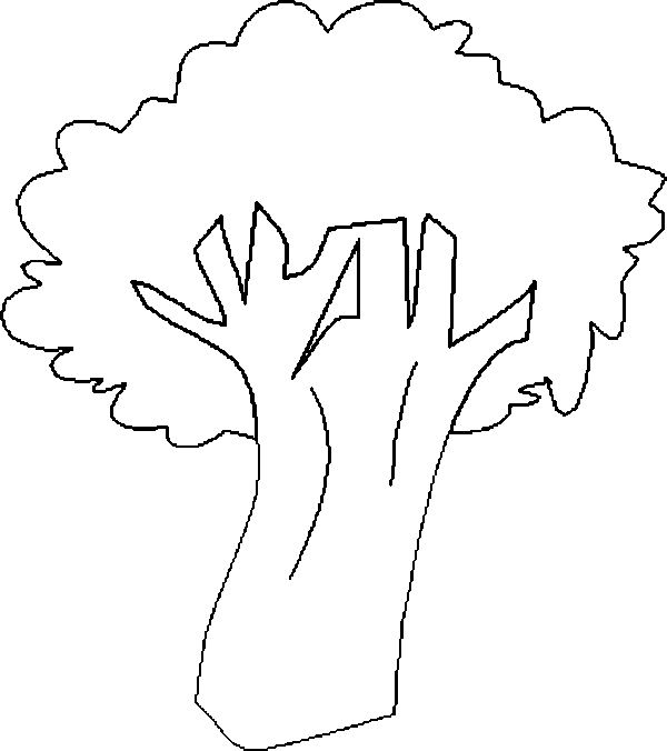 Fruit and vegetables coloring pages