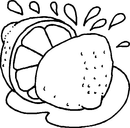 Fruit and vegetables coloring pages