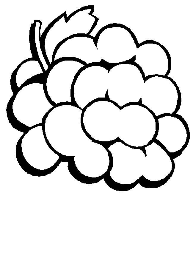 Fruit and vegetables coloring pages