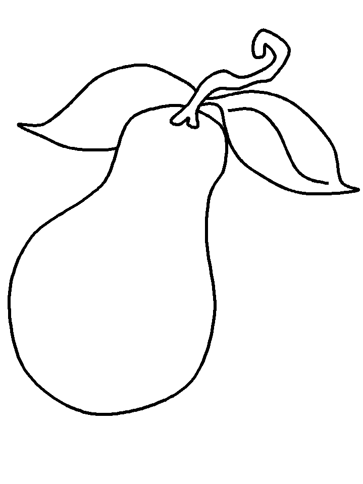 Fruit and vegetables coloring pages