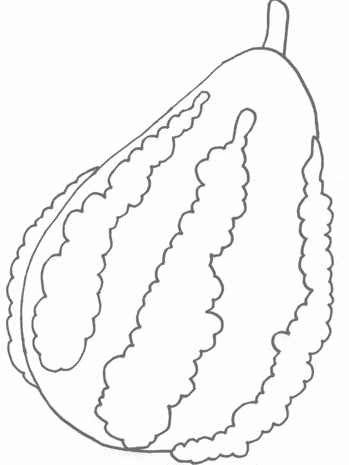 Fruit and vegetables coloring pages