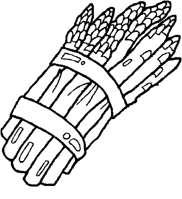 Fruit and vegetables coloring pages