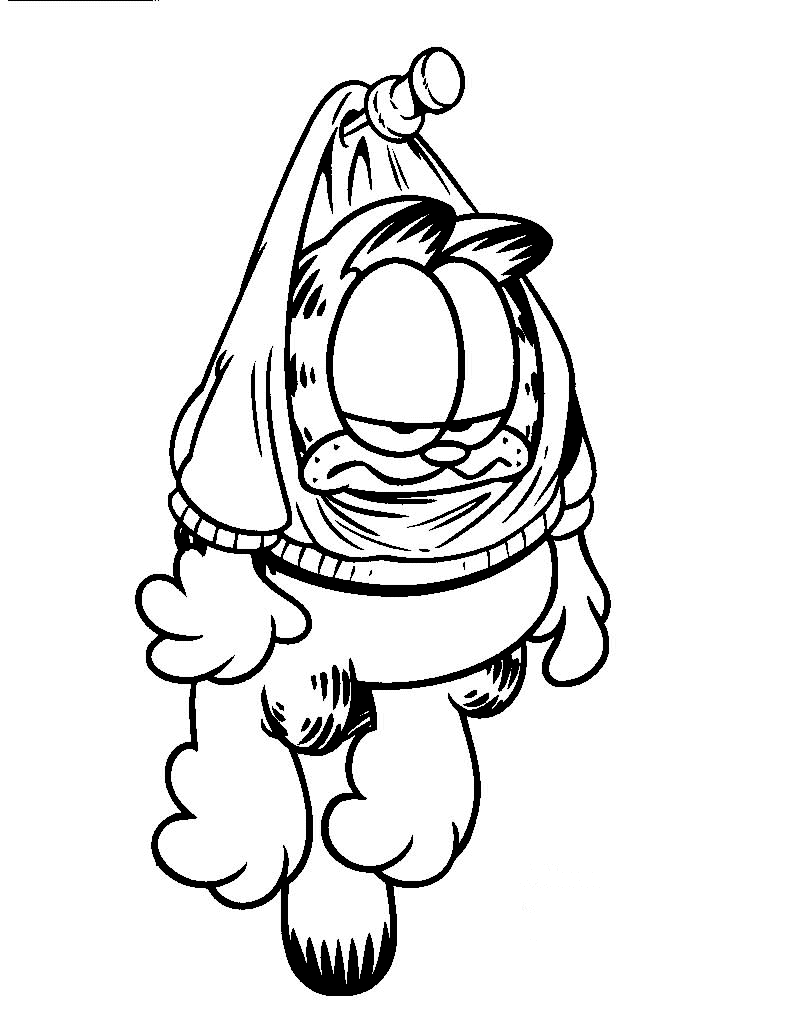 Garfield coloring pages