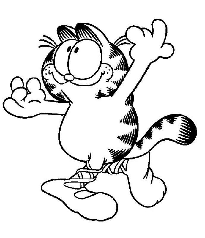 Garfield coloring pages