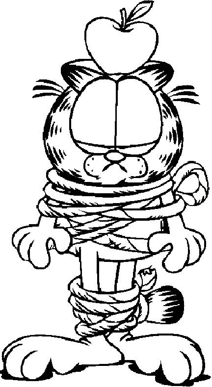 Garfield coloring pages