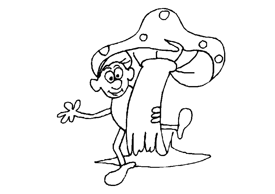 Gnome coloring pages