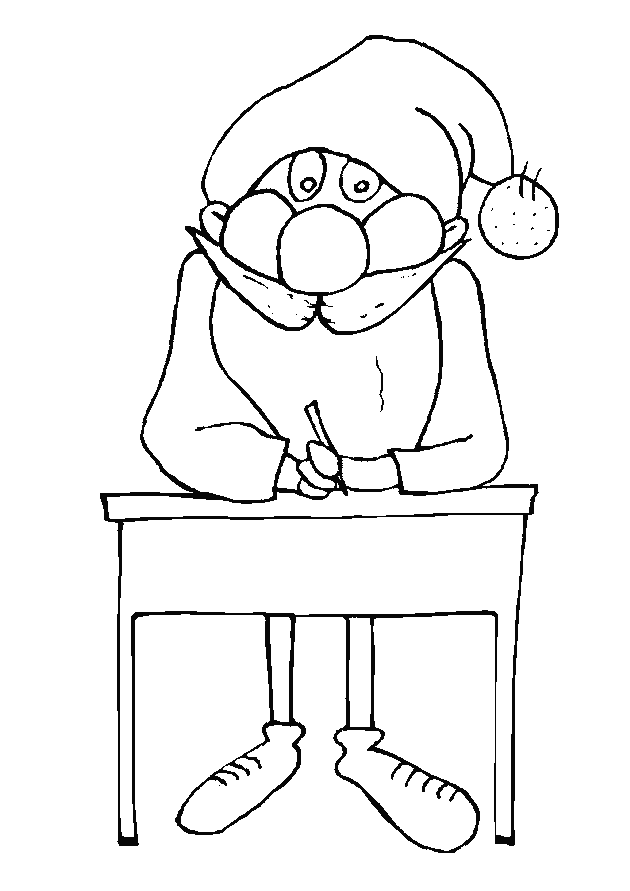 Gnome coloring pages