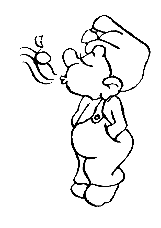 Gnome coloring pages