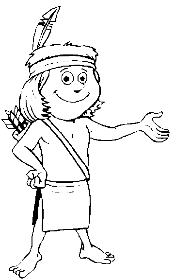 Indian coloring pages