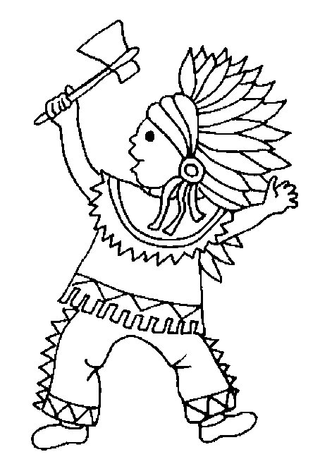 Indian coloring pages